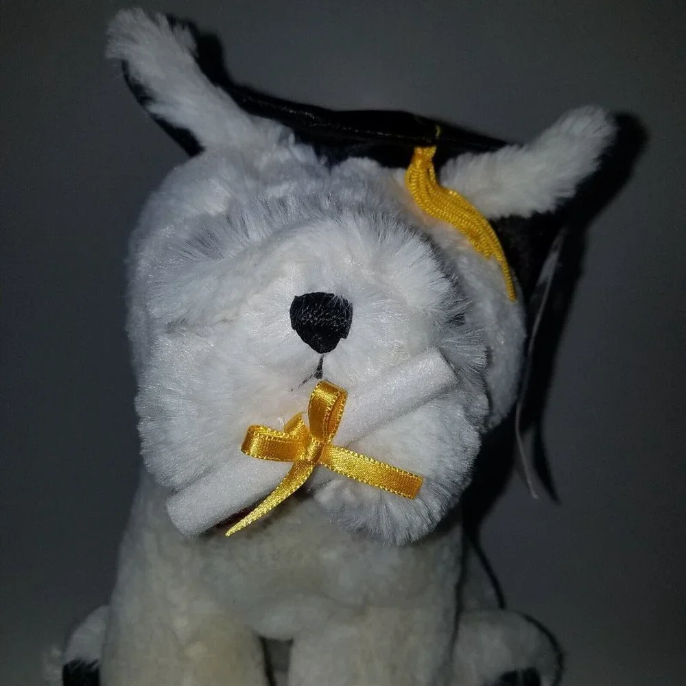 Aurora Jacques Little Lilly's Max Graduation Bulldog Puppy Dog Plush Gift w/TAG